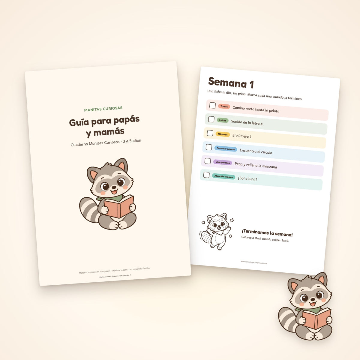 Guía para papás y mamás y plan de la semana 1