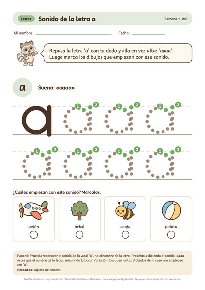 Semana 1, letras